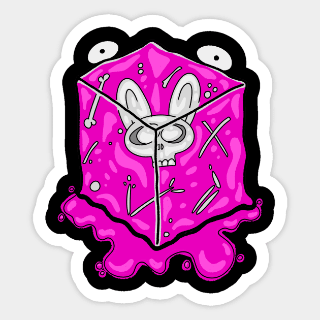 Bunny slime Go!!! Sticker by paintchips